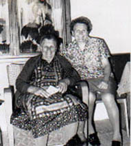 My Grandmother, Walburga Hirsch, & Aunt Marianna